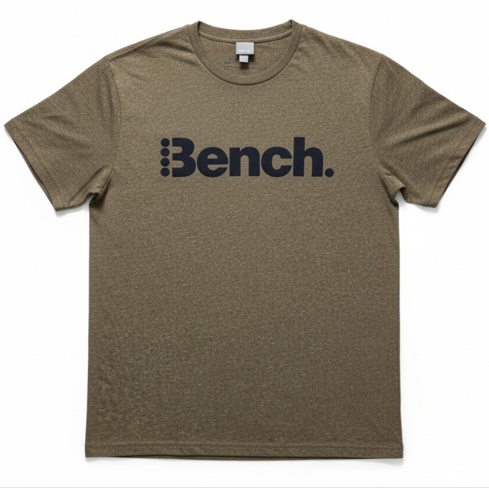 Bench Men’s Heathered Green Graphic T-Shirt Medium NWOT - Picture 1 of 6